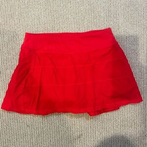 Chic Red Mini Skirt